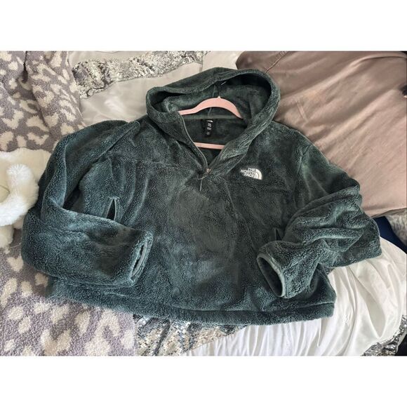 north face /northface hooded pullover cropped hoodie osito fleece Jacket/coat xx - Picture 10 of 13